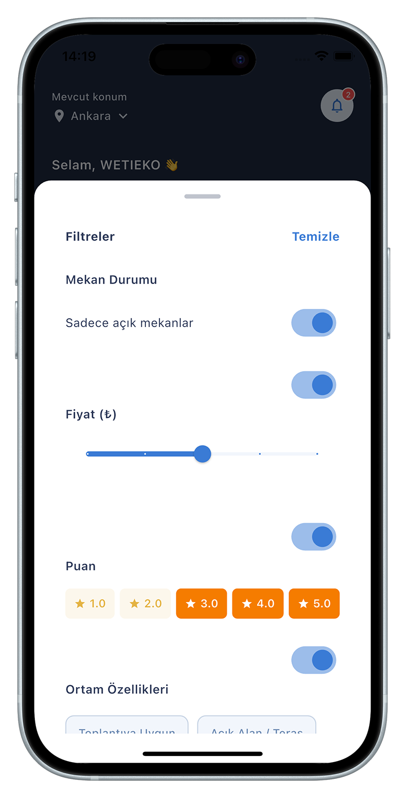 App Etkinlik